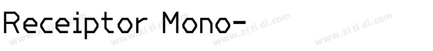 Receiptor Mono字体转换